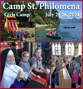 Camp St. Philomena for Girls July 21-26, 2024