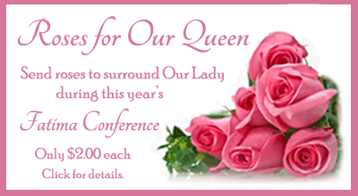Surround our Heavenly Queen with roses