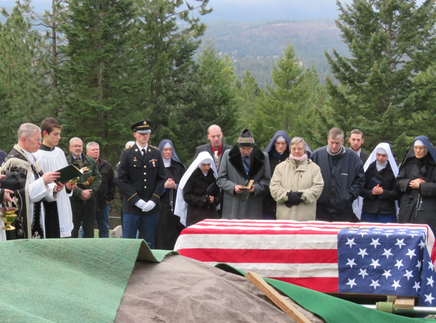 Funeral of Mr. Leo Berchtold, the father of three CMRI Sisters and the grandfather of three CMRI Sisters.