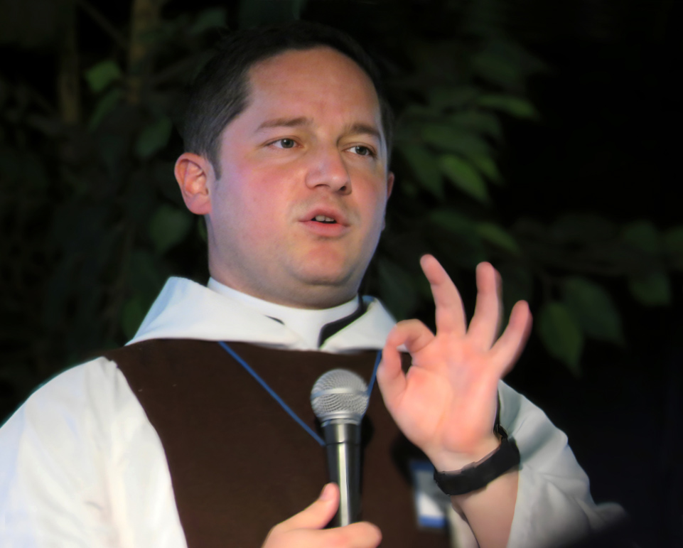 Fr. Philip Marie, CMRI, spoke on Church music through the ages.