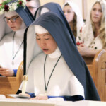 Sr. Mary Andrea makes her perpetual profession of vows.