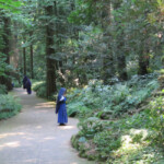 The Novitiate Sisters also had an opportunity to visit the peaceful Sorrowful Mother Shrine in Portland, Oregon. After exploring the beautiful grounds, they made the Stations along the outdoor Way of the Cross.