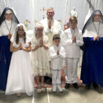Sr. Margaret Mary and Sr. Mary Cabrini helped children prepare for their First Communion at a camp in Lewiston, Idaho.