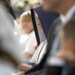 Sr. Philomena Marie prepares to chant her responses to the divine Bridegroom.