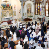 Recessional after vows ceremony
