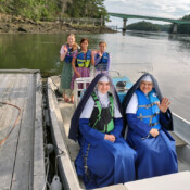 Two Sisters enjoy a boat ride