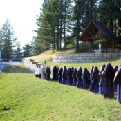 Procession of nuns