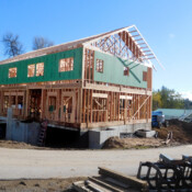 Progress on construction of the new convent at the City of Mary (Rathdrum, Idaho).