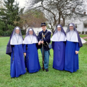 The Sisters from our two Michigan missions went to see one of their seniors taking part in a Civil War re-enactment.
