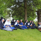It was a lovely afternoon for our annual picnic on the feast of the Ascension, perfect for volleyball, games and walks.