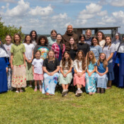 Girls from the southern states met for camp in Fairhope, Alabama, with Fr. Francis Miller and the Sisters.