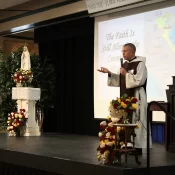 In a slide presentation of his recent visit to Vietnam, Fr. Benedict Hughes, CMRI, shows how the Catholic Faith is still alive in the country of Archbishop Ngo Dinh Thuc.